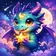 Colorful stylized illustration of a friendly fox with big eyes and a bushy tail, suitable for a profile picture.